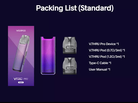 voopoo v.thru pro 25w pod kit