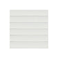 10x Lamina Panel Adhesivo Mural 3d 70x70cm / FN184 / Panel Horizontal Blanco