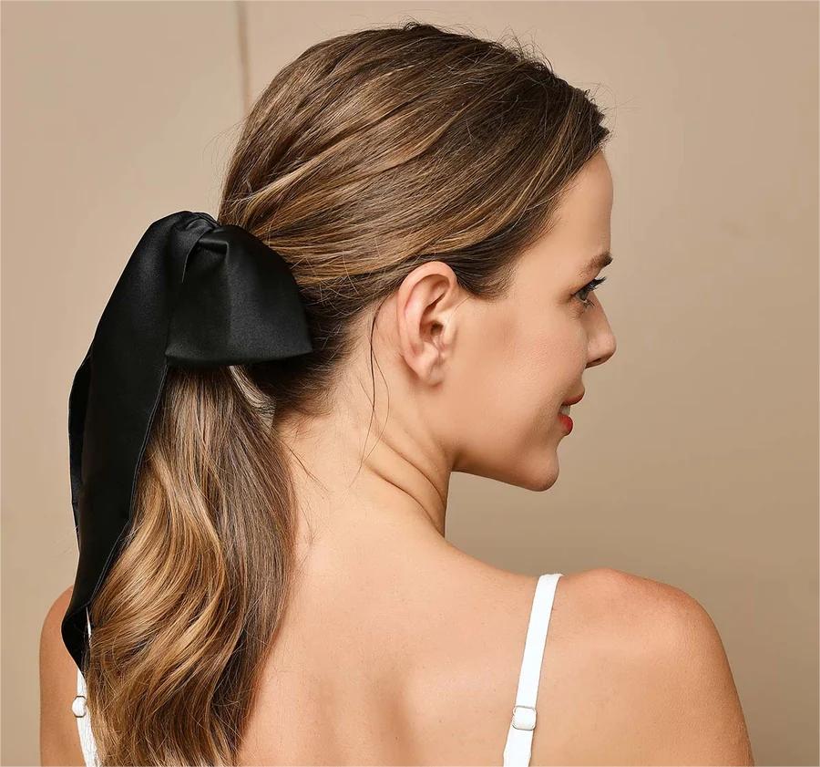 silk hair scrunchies