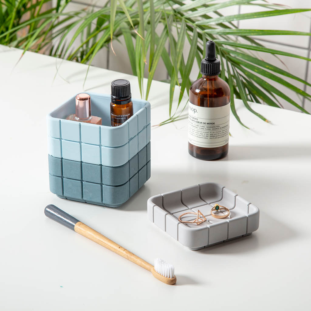 Tile Toothbrush Holder – Block Design