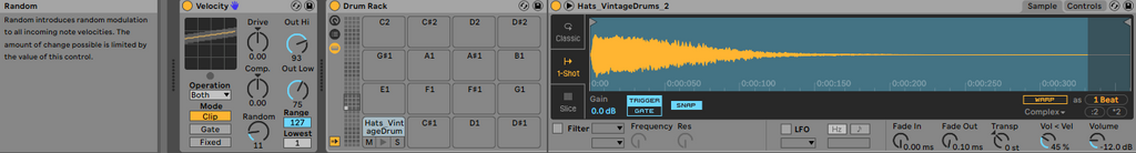 Ableton Velociuty Tool Drum programming Blog