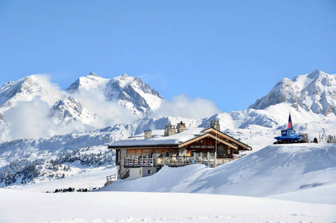 Skiing at Courchevel, France