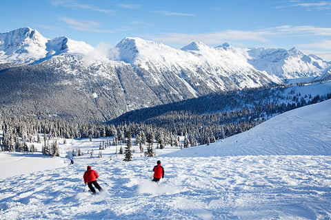 Skiing at Whistler Blackcomb, Canada