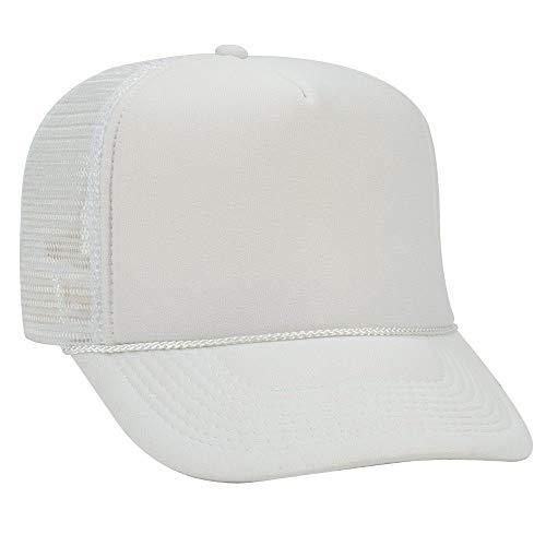 OTTO Foam Trucker Hat 5 Panel High Crown Trucker Cap - OSFM - OTTO 39