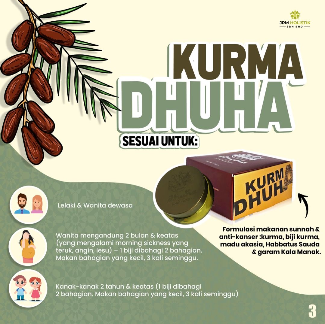 Rozita dhuha khasiat kurma bonda Cara Makan