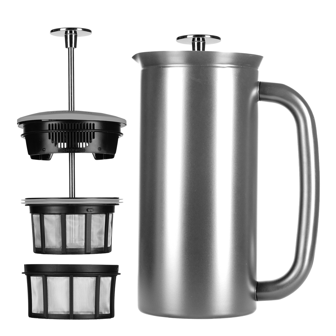 Fino Stainless Steel French Press Coffee Maker 3 Cup