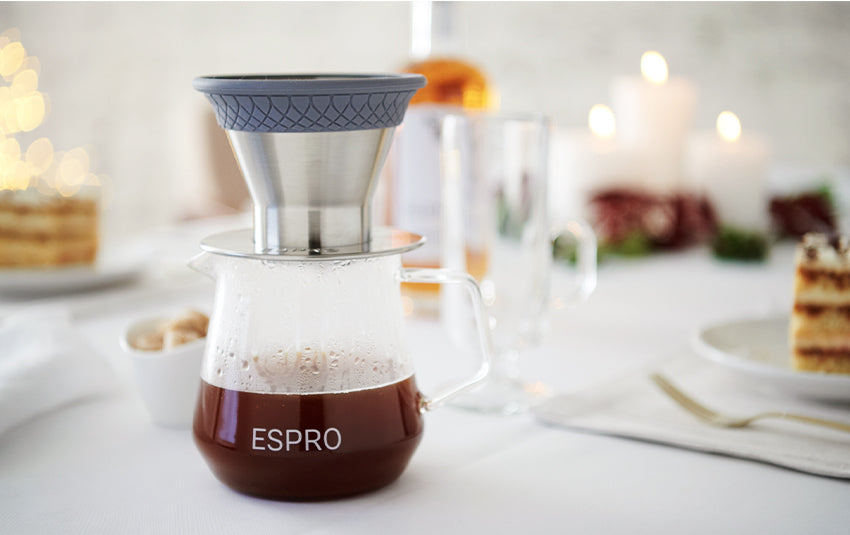 Irish Coffee: ESPRO Bloom Pour Over and Glendalough Whiskey