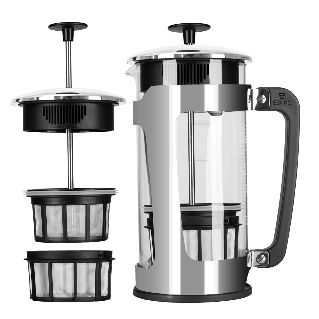 Espro 18 oz Coffee French Press P7 Matte Black | Black Rifle Coffee Company