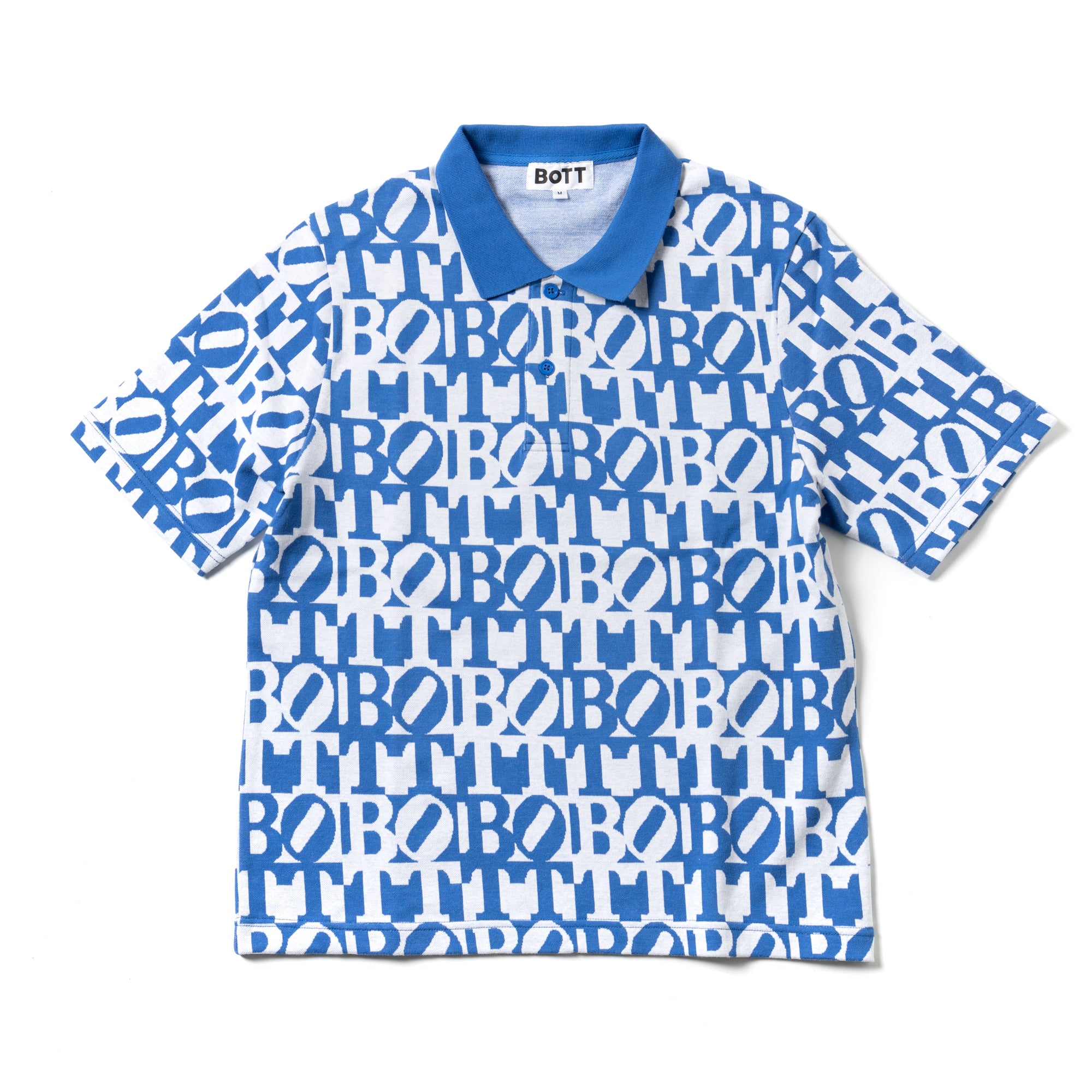 BoTT square Logo S Jacquard SL Polo ポロシャツ | dermascope.com