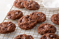 Salted Chocolate Chunk Cookies with Celtic Sea Salt from Guerande France