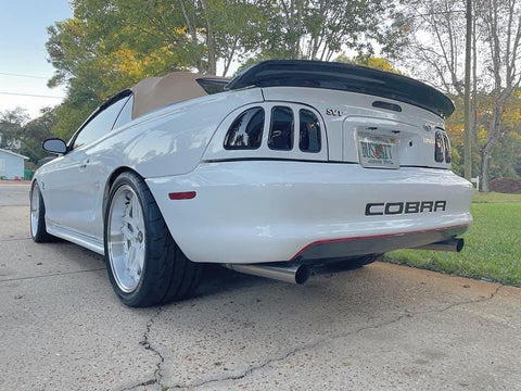sn95 Mustang cobra LSB customs carbon fiber spoiler 