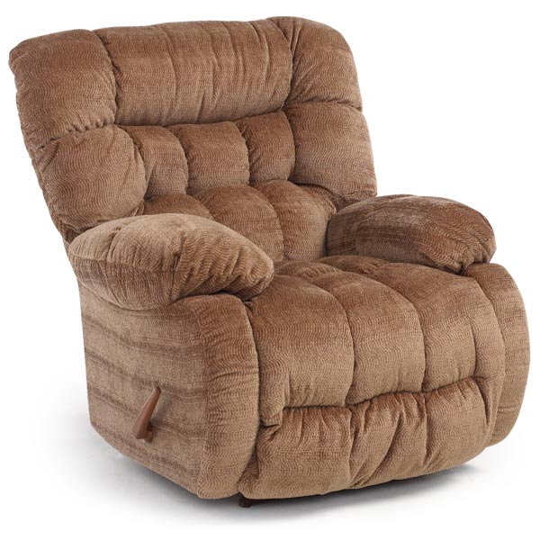 overstuffed swivel rocker recliner