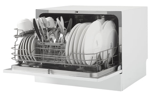 Danby 22 Silver 6-Place Setting Portable Countertop Dishwasher - DDW6 –  Kitchen Oasis
