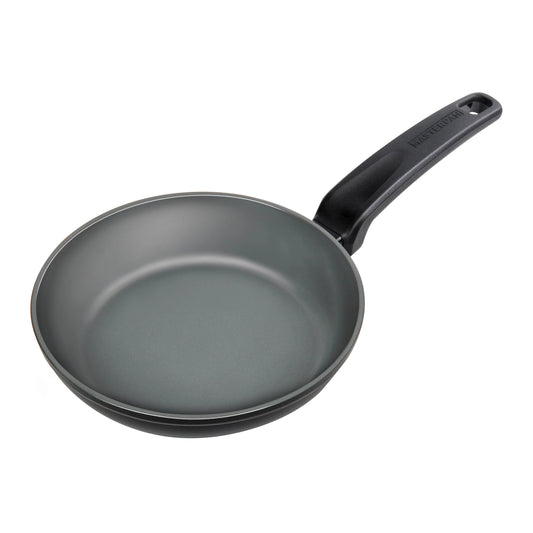 MasterPan Granite Ultra Non-Stick Cast Aluminum Saute Pan with Glass Lid 11 Black