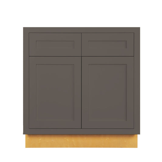 Elegant Dove - Double Door Base Cabinet | 42W x 34.5H x 24D
