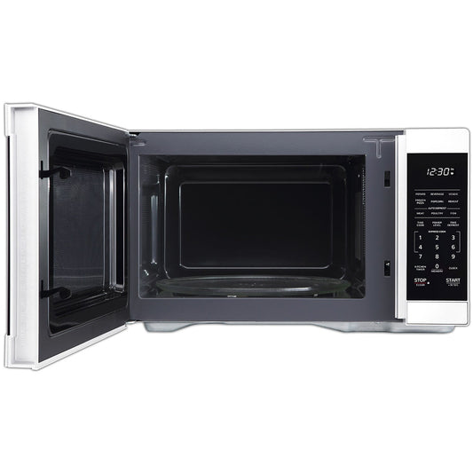 Costway 700W White Retro Countertop Microwave Oven with 5 Micro Power –  Kitchen Oasis