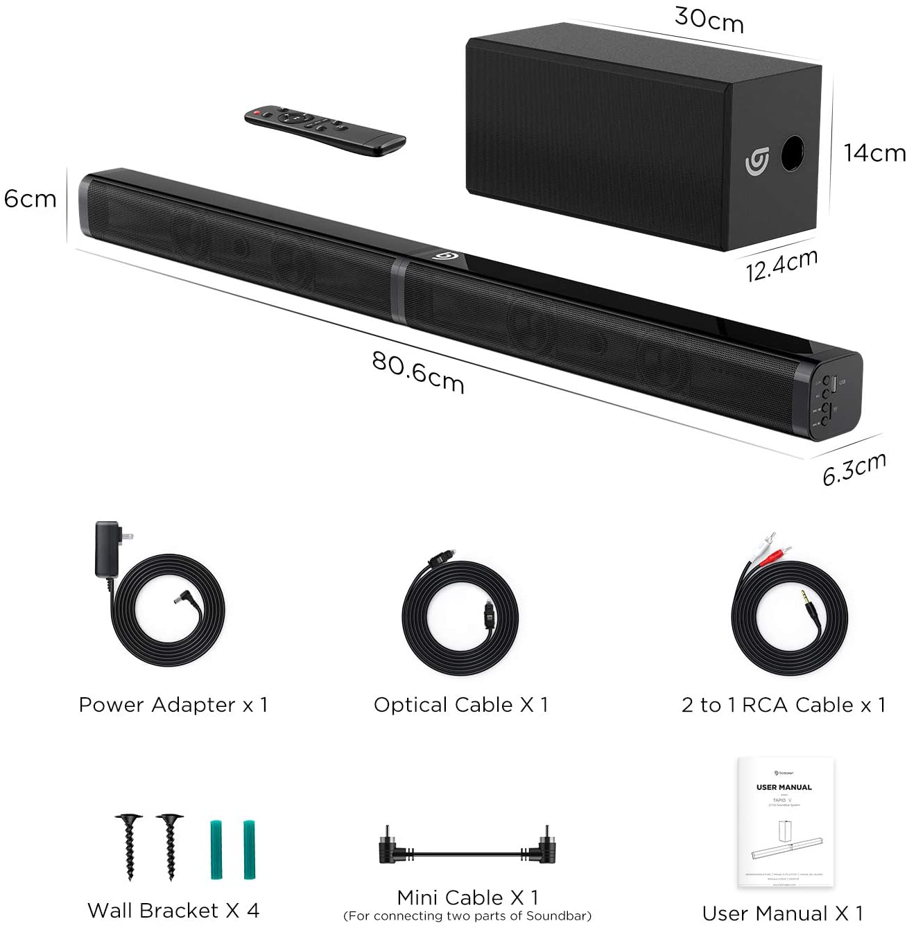 bomaker soundbar tapio iii