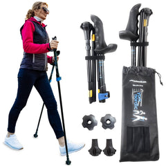 York Nordic Motivator Folding Travel Poles for Rehab