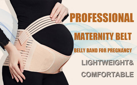 ChongErfei Maternity Belt Pregnancy Belly Band Back Support Abdominal  Binder Back Brace - Relieve Back, Pelvic, Hip Pain