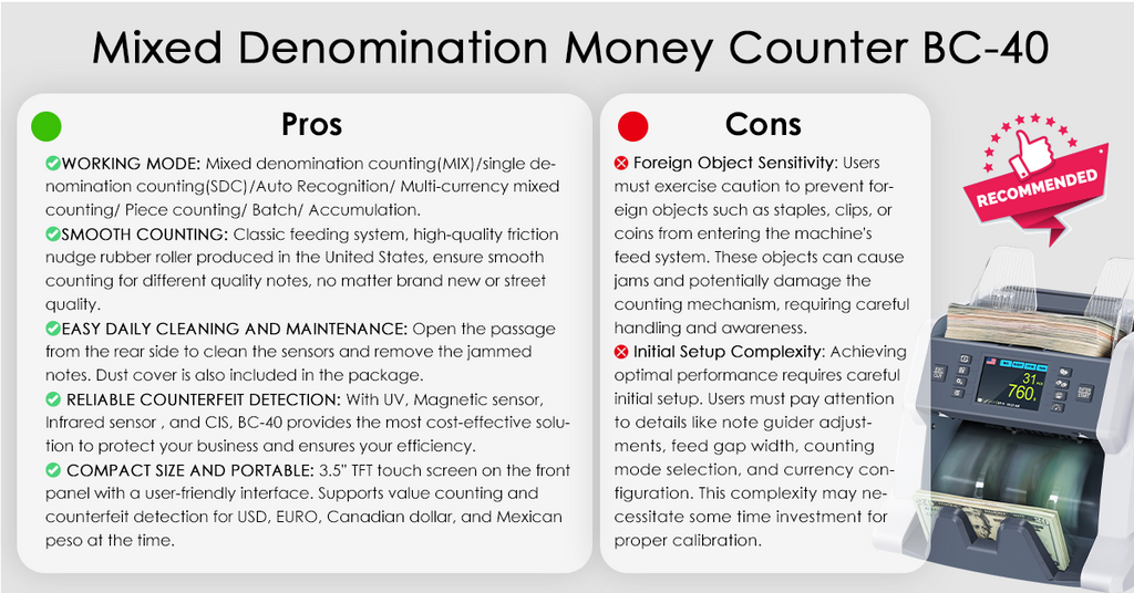Best money counter Ribao BC-40
