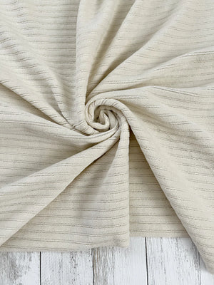 Ivory Ribbed Corduroy - Golden Bow Co.