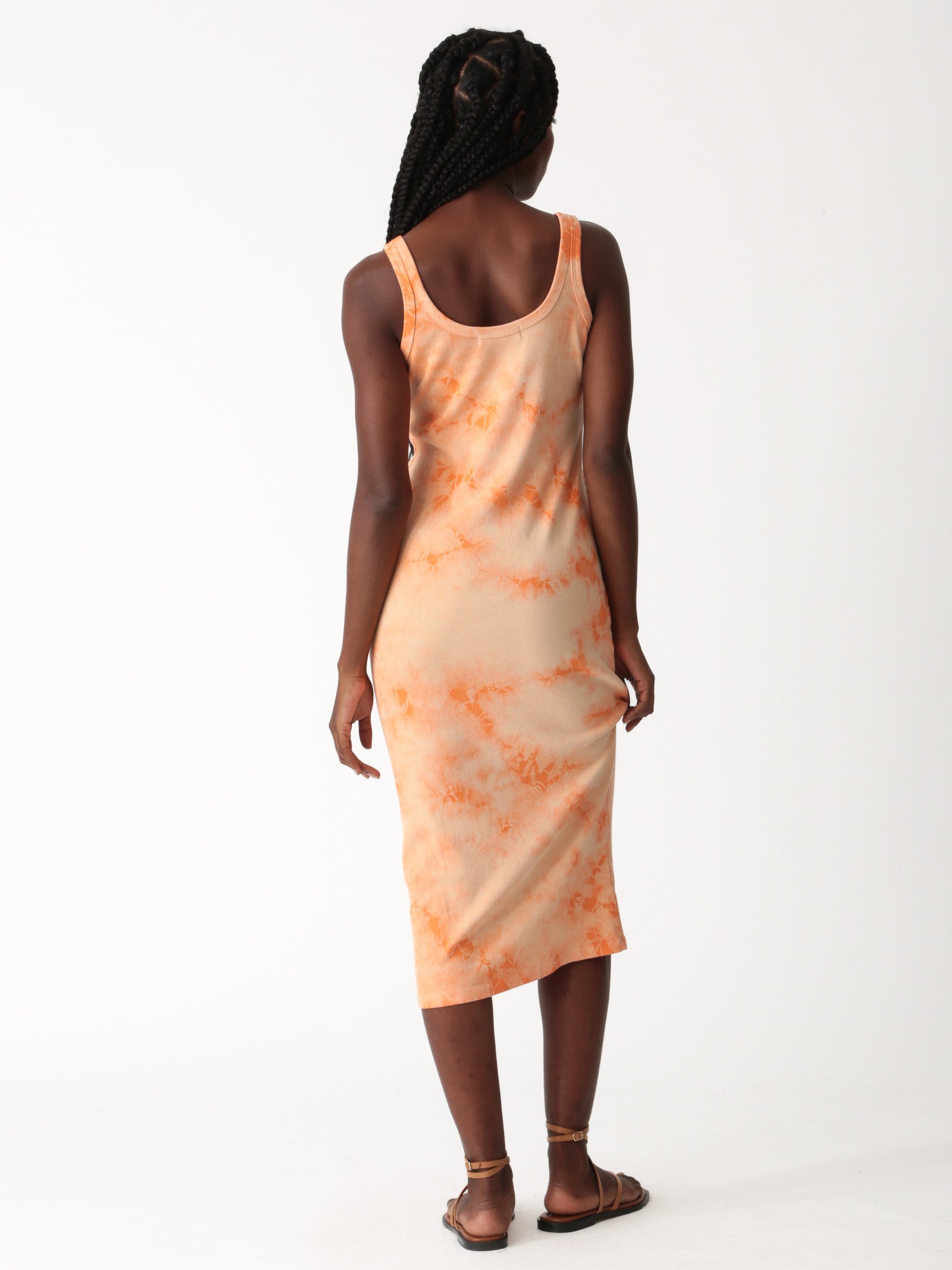 Charlie Rib Dress - Melon