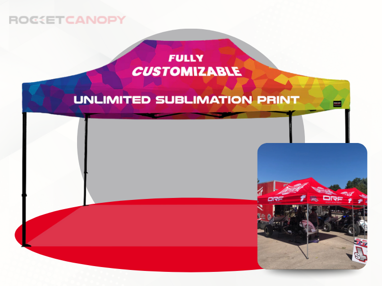 custom printed canopies