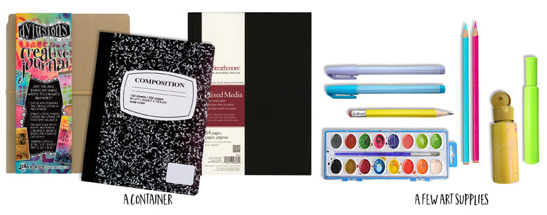 Art Journaling Supplies, the basics, coreymarie♥com