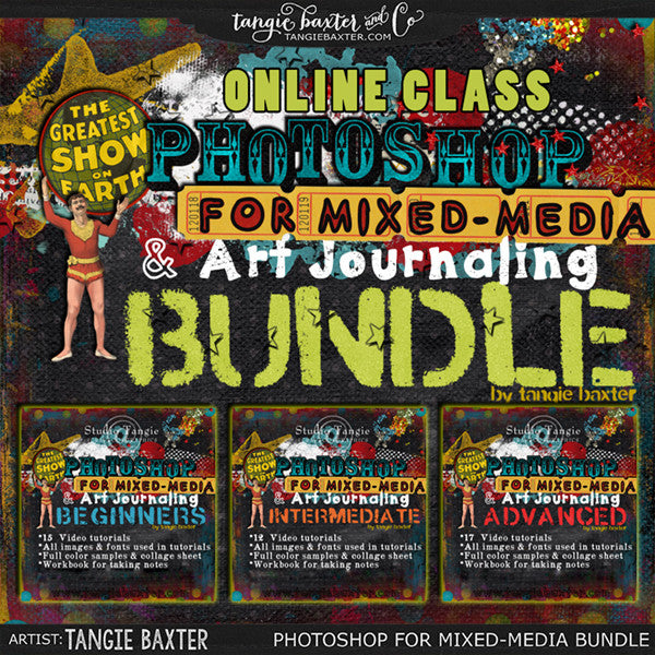 Photoshop for Mixed-Media {Bundle} – Tangie Baxter & CO