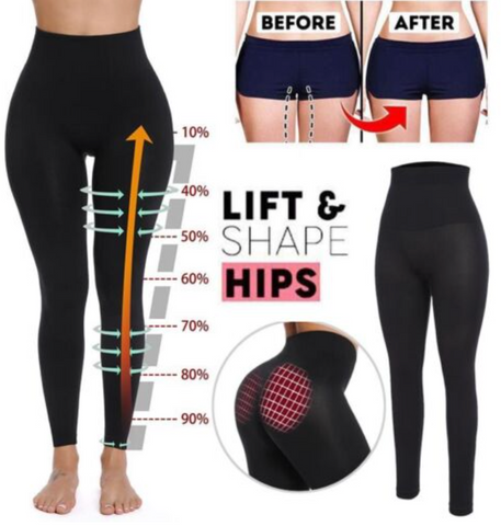 BodyShaper Compression LeatherLegging Pants