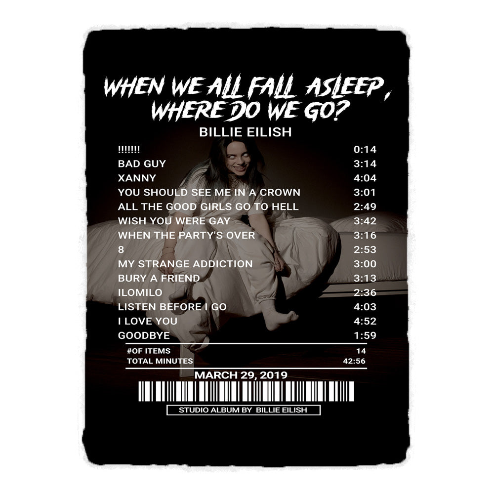 When We All Fall Asleep, Where Do We Go? By Billie Eilish [Rug]