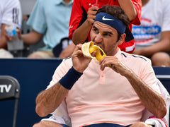 Tennis Vancouver- Eating Banana