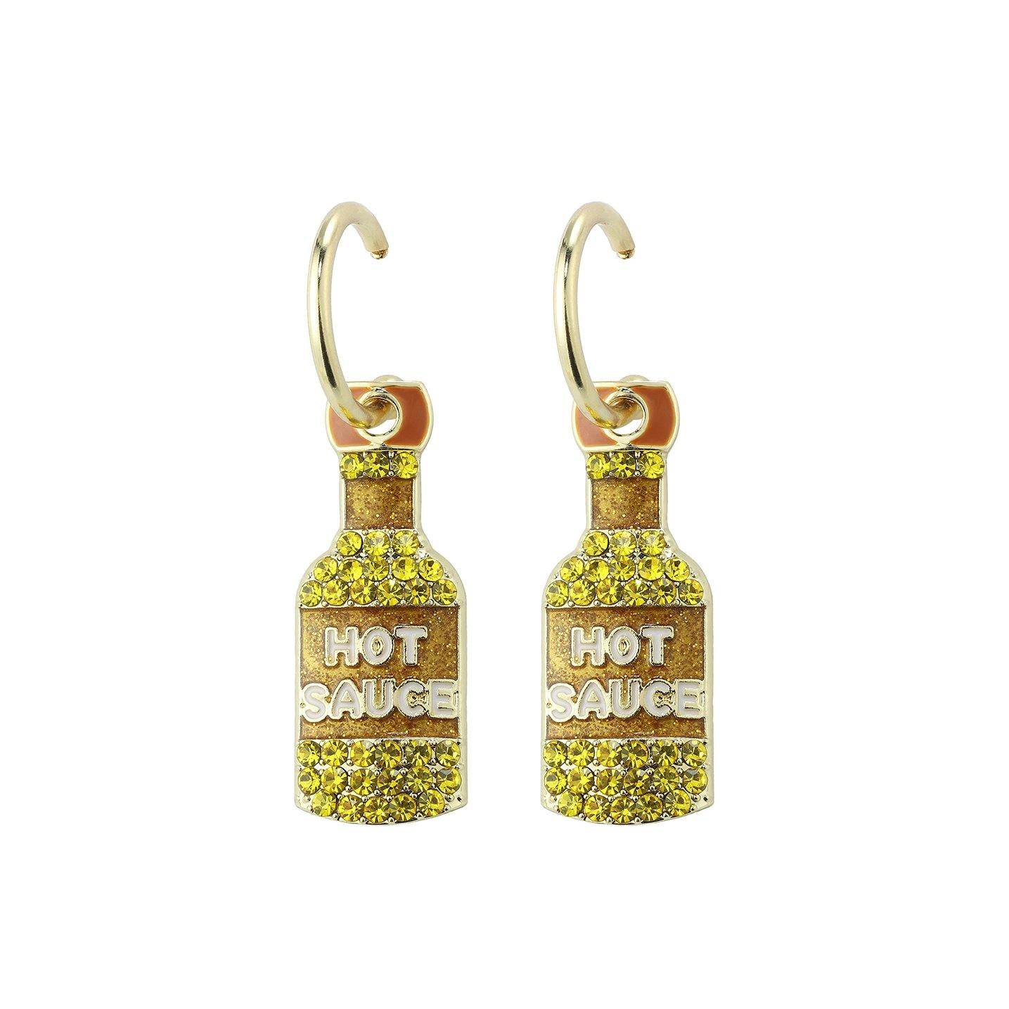 BIGOA Diamante Bottle Earrings - Pair - ithelabel.com