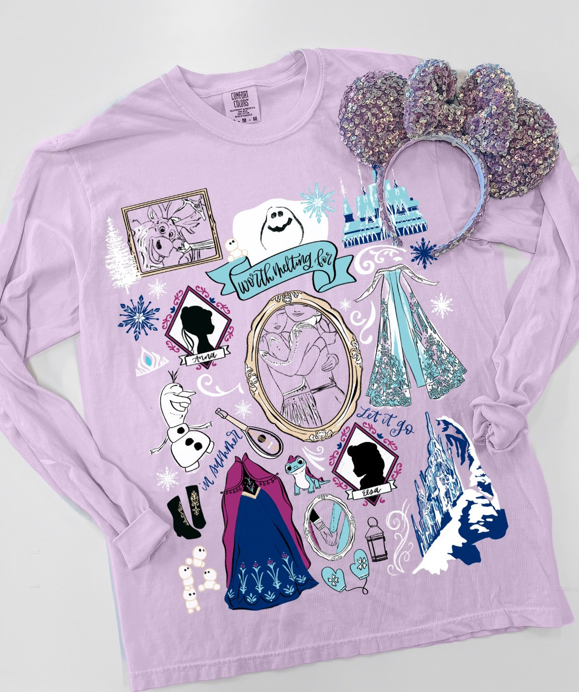 Sisters of Arendelle Long Sleeve CC Tee - S, 2XL, 3XL