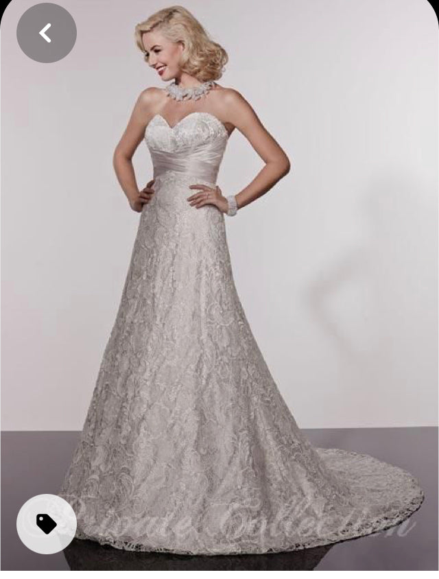 Allure Bridals 9814 Wedding Dress Size 14 New/UNALTERED