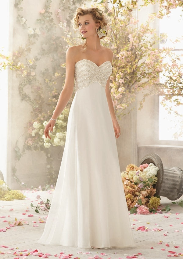 Morilee Wedding Dress 5276 Size 12 Ivory - Pierres Bridal