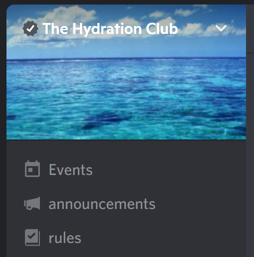 Discord server banner example