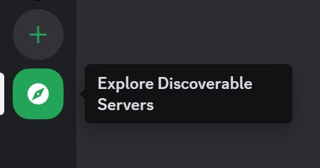 Server discovery button