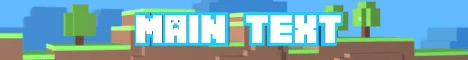 Minecraft server banner