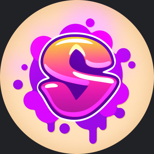 neon purple aesthetic discord logo