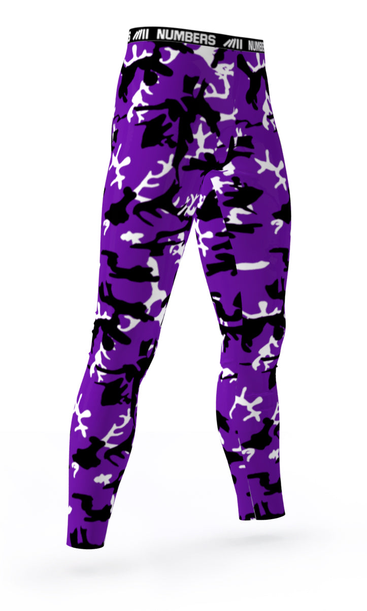 purple nike compression pants