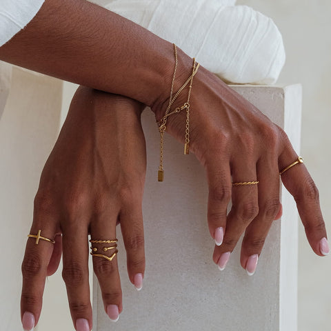 Gold Stackable Rings