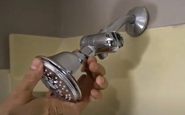 Reconnect the shower head