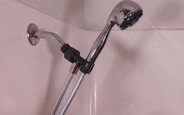 How to install a handheld shower head with hose