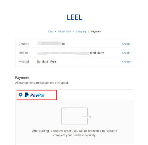 Payment method-paypal