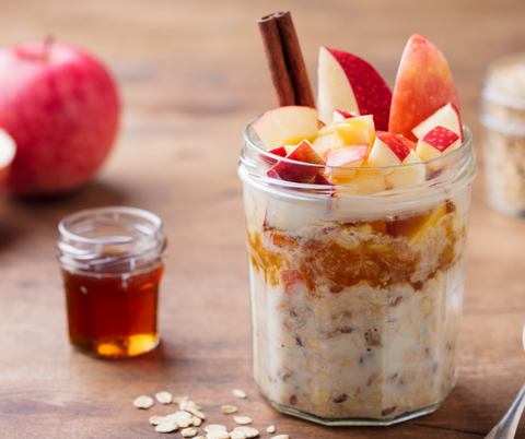 Easy Overnight Oats Recipe: Amazin’ Apple Cinnamon Overnight Oats