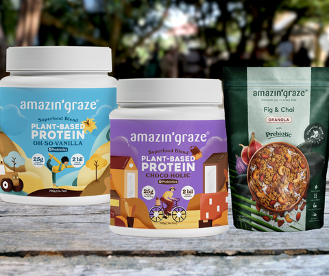 Amazin' Graze Protein Blend That Good for Gut Health