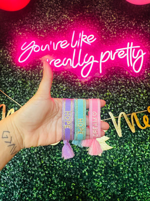 Woven Word Bracelets - Your Boutique Shop