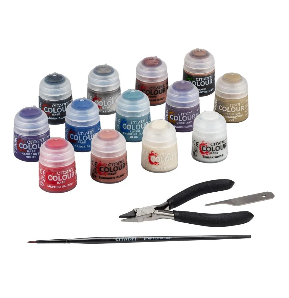 WarHammer 40K: Paint + Tools Set