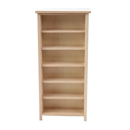 1pc Bookcase Model Imitation Wooden Bookcase Toy Simulation Prop for Decor ZDU0_S3BYA93